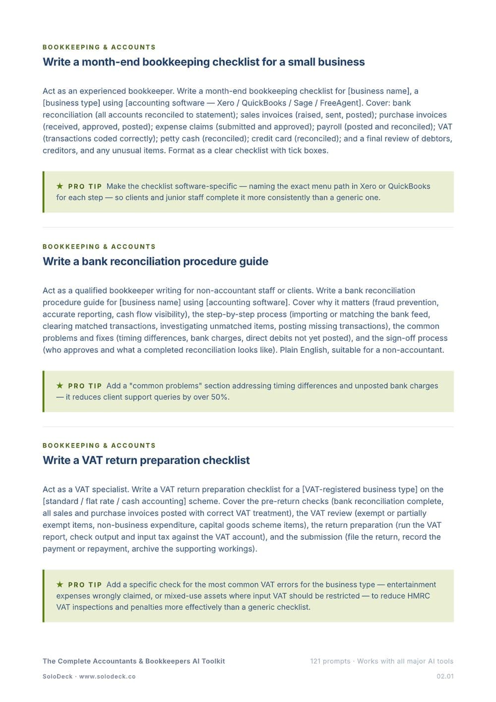 The Complete Accountants & Bookkeepers AI Toolkit — preview 1