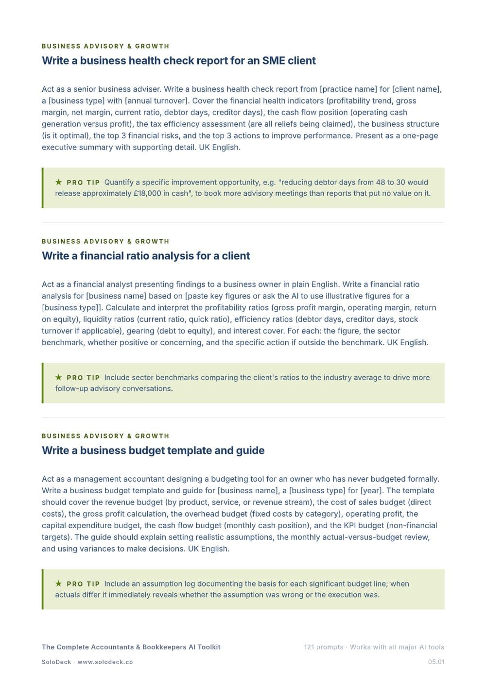 The Complete Accountants & Bookkeepers AI Toolkit — preview 2