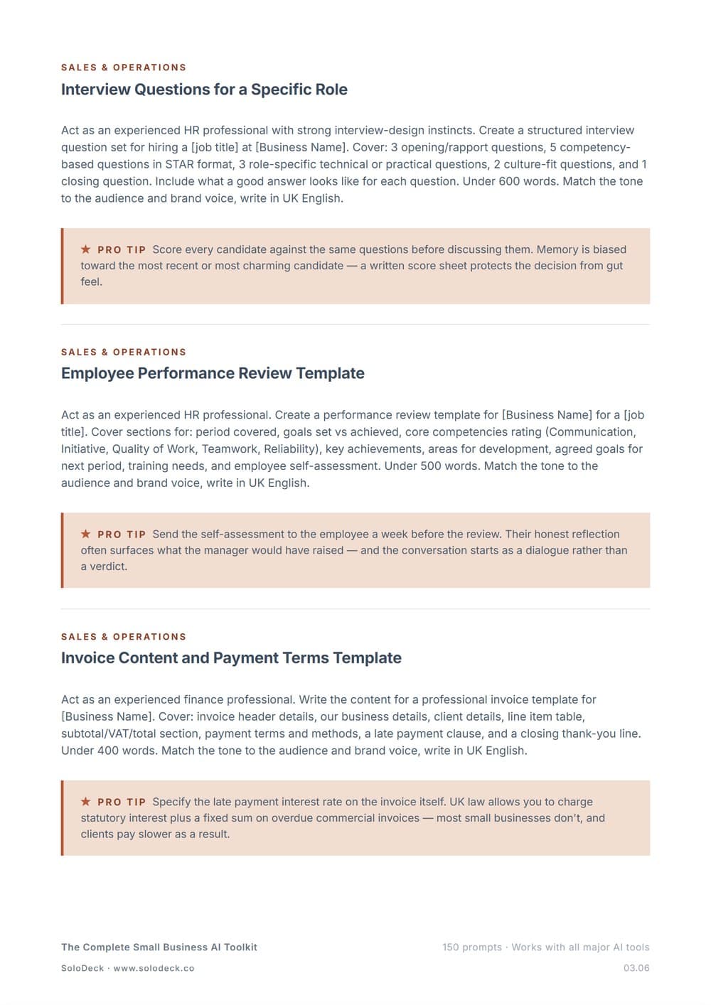 The Complete Small Business AI Toolkit — preview 2