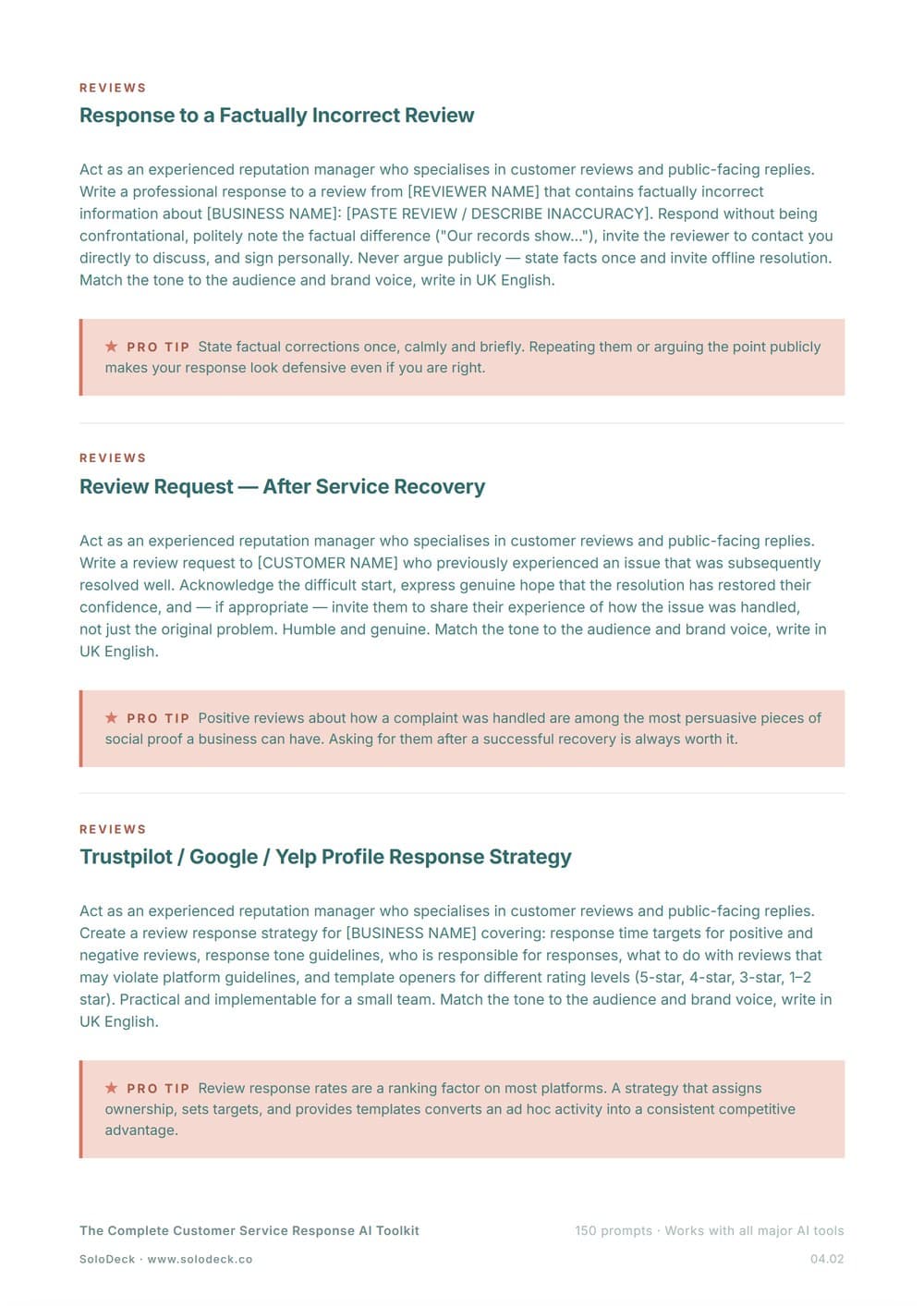 The Complete Customer Service Response AI Toolkit — preview 1