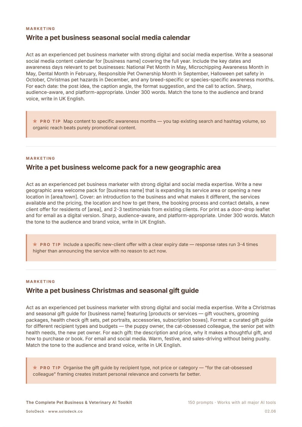 The Complete Pet Business & Veterinary AI Toolkit — preview 2